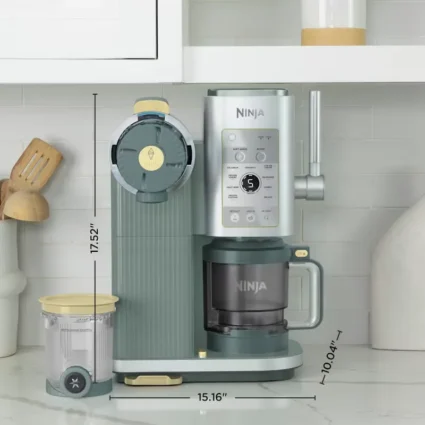 Ninja CREAMi Scoop & Swirl Soft Serve Ice Cream Machine in Soft Sage
